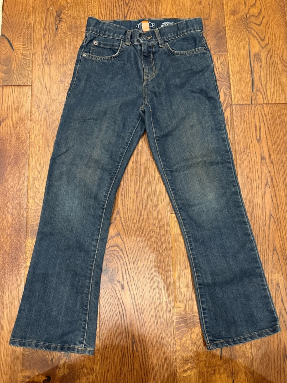 Boys Size 8 Bootcut Jeans The Children’s Place Dark Wash Adjustable Waist